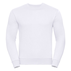 Sweat-shirt col rond Authentic Blanc Russell 280 g/m²