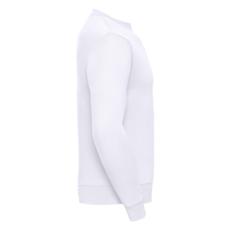Sweat-shirt col rond Authentic Blanc Russell 280 g/m² – vue 3