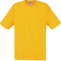T-shirt Homme Jaune Original-T Fruit of the Loom