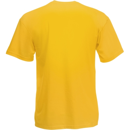 T-shirt Homme Jaune Original-T Fruit of the Loom – vue 2