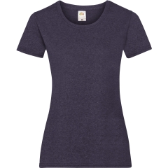 T-shirt femme Valueweight Marine chiné Fruit of the Loom