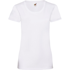 T-shirt femme Valueweight Blanc Fruit of the Loom