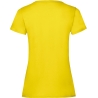T-shirt femme Valueweight jaune Fruit of the Loom 165 g/m² – vue 2