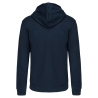 Sweat-shirt zippé capuche contrastée Rouge Kariban – vue 2