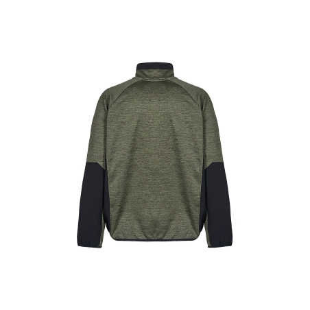 Sweat-shirt full zip HULL Vert Dark Green U-Power – vue 2