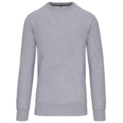 Weat-Shirt Col Rond Unisexe Kariban Gris clair