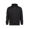 Sweat-shirt de travail zippé col montant 290 g/m² Noir – Dassy Felix
