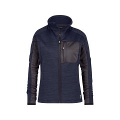 Veste intermédiaire femme coupe cintrée polyester Bleu nuit/gris anthracite – Dassy Convex Women