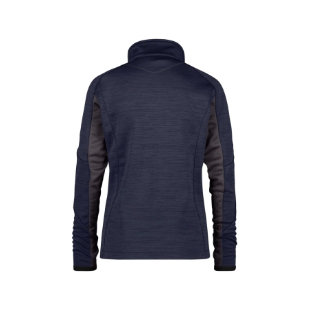 Veste intermédiaire femme coupe cintrée polyester Bleu nuit/gris anthracite – Dassy Convex Women
