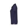 Polo de travail femme manches courtes coton piqué coupe cintrée Marine – Dassy Leon Women