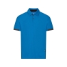 Polo de travail piqué respirant anti-UV UPF 50+ séchage rapide Bleu azur/gris – Dassy Traxion Next