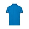 Polo de travail piqué respirant anti-UV UPF 50+ séchage rapide Bleu azur/gris – Dassy Traxion Next