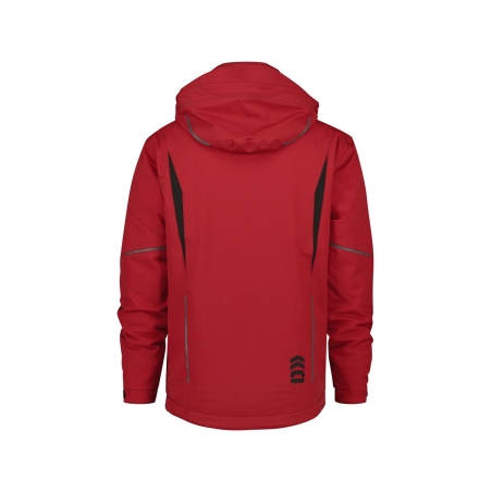 Veste hiver imperméable stretch grand froid capuche amovible Rouge – Dassy Nordix