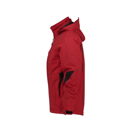 Veste hiver imperméable stretch grand froid capuche amovible Rouge – Dassy Nordix
