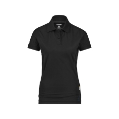 Polo de travail femme manches courtes anti-UV UPF 50+ respirant Noir – Dassy Traxion Women