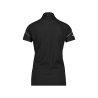 Polo de travail femme manches courtes anti-UV UPF 50+ respirant Noir – Dassy Traxion Women
