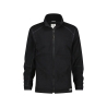 Veste polaire microfibre antiboulochage poignets élastiques Noir – Dassy Penza