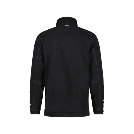 Veste polaire microfibre antiboulochage poignets élastiques Noir – Dassy Penza