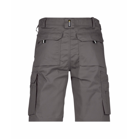 Bermuda de travail multipoches 245 g/m² coupe droite Gris ciment – Dassy Bari