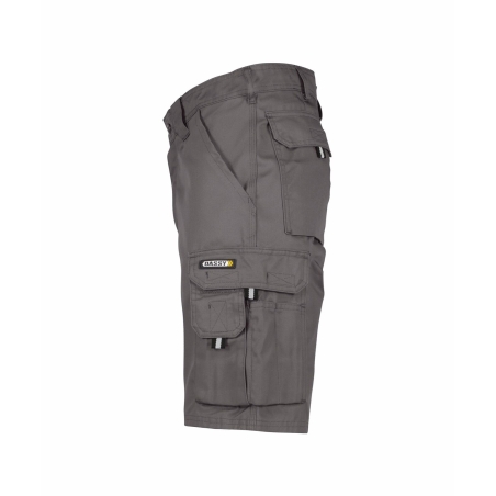Bermuda de travail multipoches 245 g/m² coupe droite Gris ciment – Dassy Bari