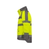Parka haute visibilité imperméable classe 3 multipoches Jaune fluo/gris ciment – Dassy Atlantis