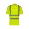 Polo haute visibilité manches courtes anti-UV UPF 50+ classe 2 Jaune fluo – Dassy Brandon