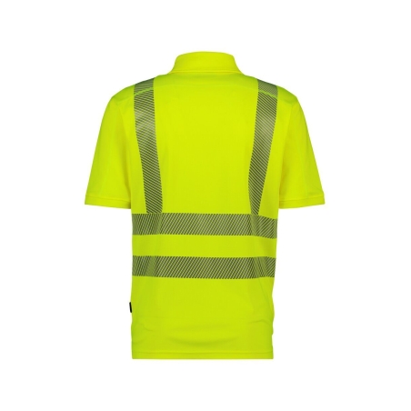 Polo haute visibilité manches courtes anti-UV UPF 50+ classe 2 Jaune fluo – Dassy Brandon