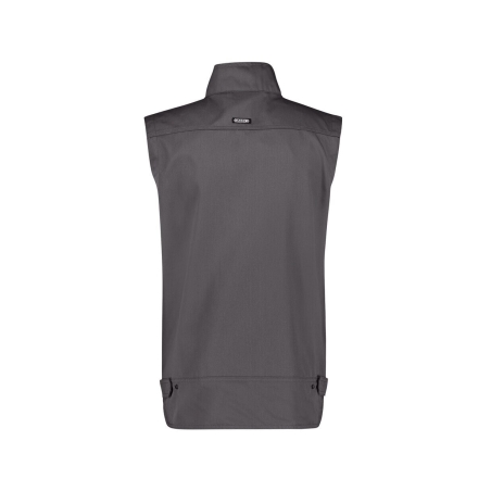 Gilet de travail été multipoches taille réglable Gris ciment – Dassy Avila