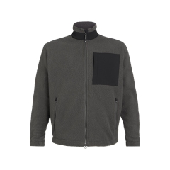 Veste polaire de travail zippée regular fit Gris/noir – Dassy HAVEN