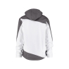 Veste softshell triple couche bicolore avec capuche amovible Blanc/gris ciment – Dassy Jakarta