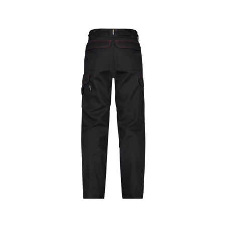 Pantalon de travail ignifugé 100% coton poches genoux Noir coupe longue – Dassy Arizona