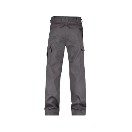 Pantalon de travail ignifugé 100% coton poches genoux Gris ciment coupe courte – Dassy Arizona