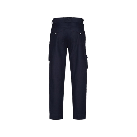 Pantalon de travail multipoches coupe slim regular fit Marine – Dassy Aalto