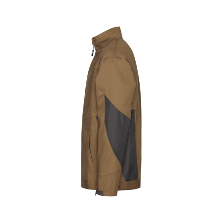 Veste de travail stretch Cordura poches zippées Camel/gris – Dassy Atom Next
