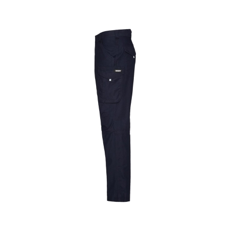 Pantalon de travail multipoches coupe slim regular fit Marine – Dassy Aalto