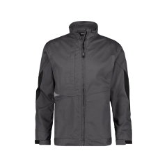 Veste de travail stretch Cordura poches zippées Gris/noir – Dassy Atom Next