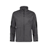 Veste de travail stretch Cordura poches zippées Gris/noir – Dassy Atom Next