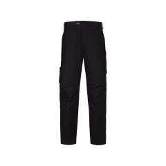 Pantalon de travail multipoches coupe slim regular fit Noir – Dassy Aalto