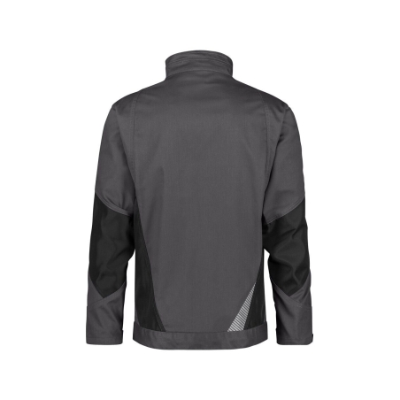 Veste de travail stretch Cordura poches zippées Gris/noir – Dassy Atom Next