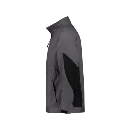 Veste de travail stretch Cordura poches zippées Gris/noir – Dassy Atom Next