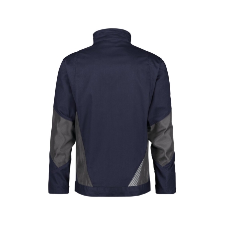 Veste de travail stretch Cordura poches zippées Marine/gris – Dassy Atom Next