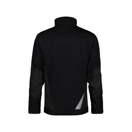 Veste de travail stretch Cordura poches zippées Noir/gris – Dassy Atom Next