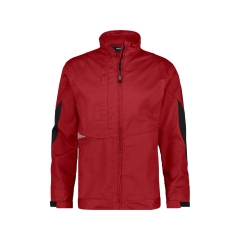 Veste de travail stretch Cordura poches zippées Rouge/noir – Dassy Atom Next