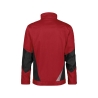 Veste de travail stretch Cordura poches zippées Rouge/noir – Dassy Atom Next