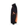 Sweat-shirt de travail zippé poches sécurité détails réfléchissants Noir/orange – Dassy Aratu