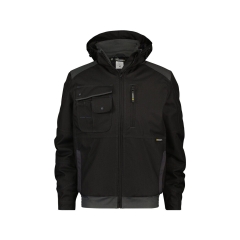 Veste hiver imperméable respirante coudes Cordura Noir/gris anthracite – Dassy Austin