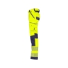 Pantalon haute visibilité stretch multipoches à genouillères Jaune fluo/marine coupe courte – Dassy Aruba