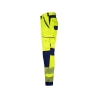 Pantalon haute visibilité stretch multipoches à genouillères Jaune/marine – Dassy Aruba Women