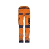 Pantalon haute visibilité stretch multipoches à genouillères Orange/marine – Dassy Aruba Women