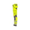 Pantalon haute visibilité stretch multipoches à genouillères Jaune fluo/gris ciment – Dassy Aruba